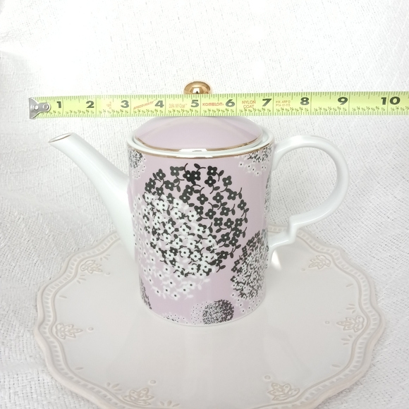 Grace Fine Ceramic Purple Floral Teapot - Picture 11 of 13
